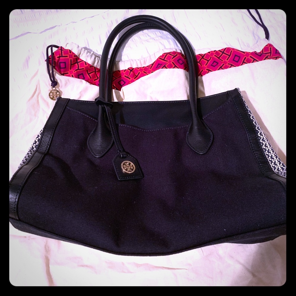 Tory Burch Canvas/leather Tote